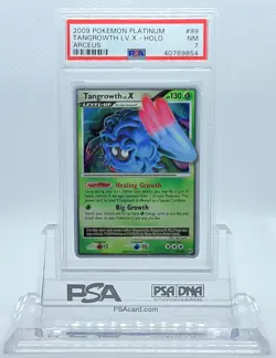 POKEMON ARCEUS TANGROWTH LV X #99 ULTRA RARE HOLO FOIL CARD PSA 7 NM #40769854 - Image 3