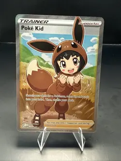 Pokemon TCG Poke Kid Trainer Shining Fates Ultra Rare Card 070/072 - Image 2