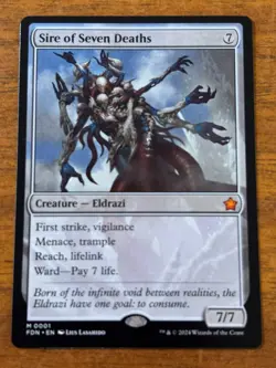 Sire of Seven Deaths - Foundations - MTG - 0001 - Image 1