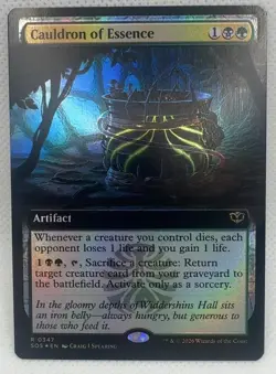 Cauldron of Essence Extended Art 347 Secrets of Strixhaven Foil Extended Art ... - Image 1
