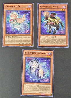 Yugioh TCG - 3x Ghostrick Card Lot - PRIO-EN022 - LP/NM - 1st Collection - 2015 - Image 1
