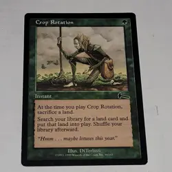 MTG Magic the Gathering Crop Rotation (154/520) Dominaria Remastered NM - Image 1