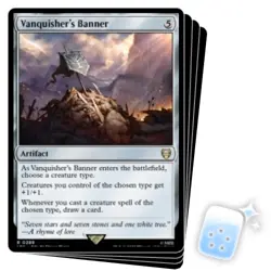 VANQUISHER'S BANNER X4 The Lord Of The Rings: Tales Of Middle-earth Commander - Image 1