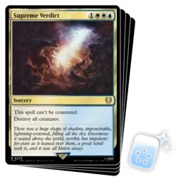 SUPREME VERDICT X4 The Lord Of The Rings: Tales Of Middle-earth Commander MTG - Image 1