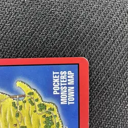 Blastoise Town Map No. 156 Pokemon Card Japanese Bandai Carddass 1996 LP - Image 4