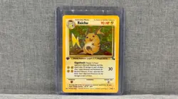 Raichu 14/62 - Holo Rare - 1st Edition Fossil Set - 1999 Pokemon WotC - Image 1