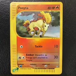 Pokemon 2003 Aquapolis - Ponyta Reverse Holo 102/147 NM - Image 1