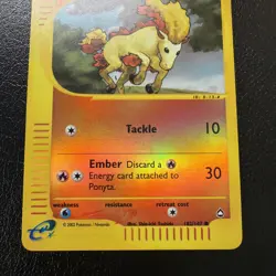 Pokemon 2003 Aquapolis - Ponyta Reverse Holo 102/147 NM - Image 3