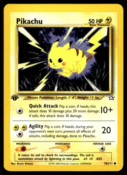 2000 Pokemon Neo Genesis - 1st Edition - Pikachu #070/111 - Image 1