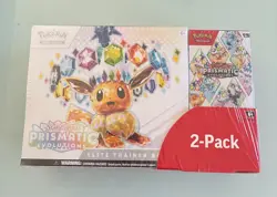 Pokemon Prismatic Evolutions Elite Trainer Box and Booster Bundle Costco 2-Pack - Image 1