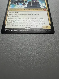 Dark Leo & Shredder M 0142 Teenage Mutant Ninja Turtles MTG TMT REGULAR NM/M - Image 2