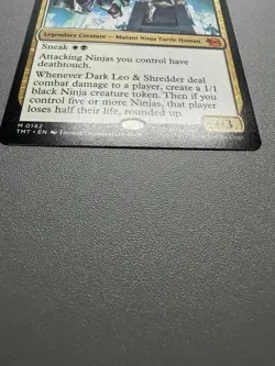 Dark Leo & Shredder M 0142 Teenage Mutant Ninja Turtles MTG TMT REGULAR NM/M - Image 2