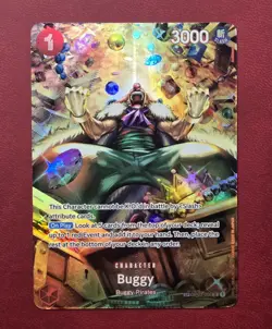 One Piece Card Game OP06-SP-OP03-008 Buggy Special Rare SP English Edition - Image 1
