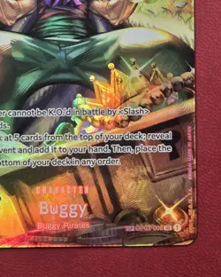 One Piece Card Game OP06-SP-OP03-008 Buggy Special Rare SP English Edition - Image 4