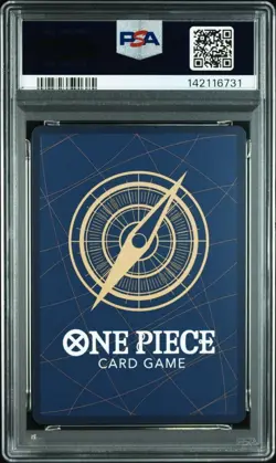 2022 ONE PIECE JAPANESE OP01-ROMANCE DAWN #024 MONKEY D. LUFFY BANDAI PSA10 - Image 2