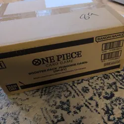 One Piece OP01 Booster Box Case (Sealed) Romance Dawn (English/White Bottom) - Image 3