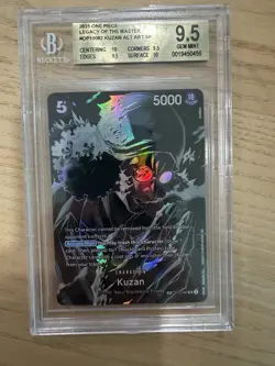 One Piece Legacy Of The Master Kuzan OP10-082 Alt Art SP SR BGS 9.5 - Image 1
