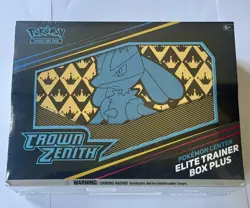 Crown Zenith Pokemon Center Elite Trainer Box Plus ETB TCG Card Factory Sealed - Image 1