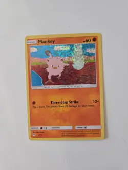 Mankey 8/012 Promo McDonald's Promos 2019 Pokemon Card - Image 2