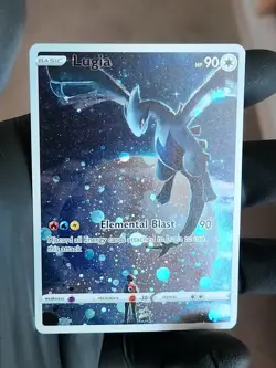 Custom Fan Made Pokemon Lugia Full Art High Quality Custom Card Holographic - Image 1