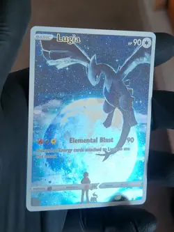 Custom Fan Made Pokemon Lugia Full Art High Quality Custom Card Holographic - Image 2