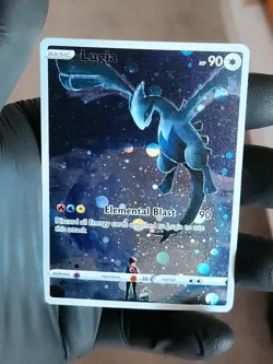Custom Fan Made Pokemon Lugia Full Art High Quality Custom Card Holographic - Image 3