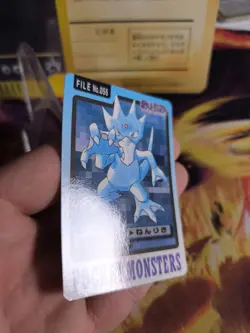 Pokemon Karte Card Pocket Monsters Carddass 1997 japanese NM Golduck Entoron - Image 3