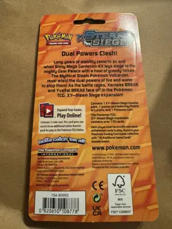 Pokemon Lucario XY Steam Siege Promo Card Blister Pack With Coin 2016 - Image 2