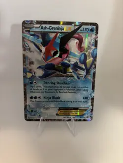 Pokemon TCG Ash-Greninja EX Promo Card XY133 Holo - Image 1