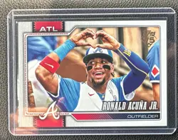 2026 Topps Series 1 - Ronald Acuna Jr. #50 Golden Mirror Image Variations - Image 1
