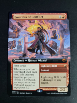 Emeritus of Conflict (Extended Art) Mythic MTG Secrets of Strixhaven - Image 1