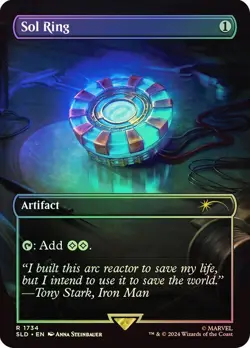 Sol Ring Foil Marvel Secret Lair NM MTG - Image 1