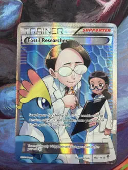 Pokemon Card - Fossil Researcher - 110/111 - 2014 - Full Art - DMG - Image 1