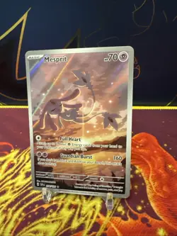 Pokemon TCG Mesprit Illustration Surging Sparks 204/191 - Image 3