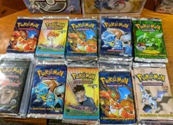 1st Edition - Old Pokemon Cards - 100% Vintage Pack - ONLY WOTC - Image 1