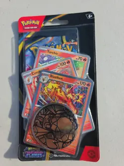 1 Pokemon Mega Evolutions Phantasmal Flames Blister Pack Set Blaziken Hydrapple - Image 1