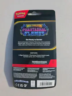 1 Pokemon Mega Evolutions Phantasmal Flames Blister Pack Set Blaziken Hydrapple - Image 2