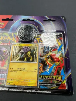 Pokemon Mega Evolution & Phantasmal Flames 2-Pack Blister Sealed - Raikou - Image 3