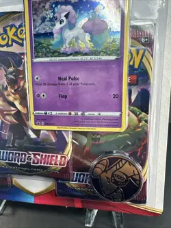 Pokemon Sword & Shield Blister 3 Pack Booster- SWSH013 Galarian Ponyta Promo - Image 4
