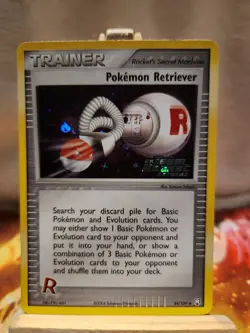 Pokemon TCG: Pokemon Retriever Reverse Holo Stamped 84/109 - EX Team Rocket - Image 1