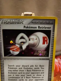 Pokemon TCG: Pokemon Retriever Reverse Holo Stamped 84/109 - EX Team Rocket - Image 2