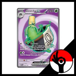 Pokemon TCG: Twilight Masquerade - 189/167 - Sinistcha Ex - Image 1
