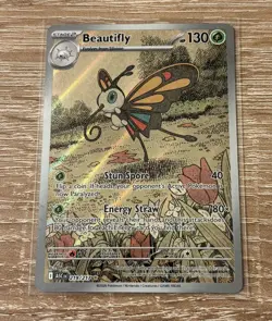 Pokemon TCG Beautifly 219/217 IR Ascended Heroes Illustration Rare Holo NM - Image 2