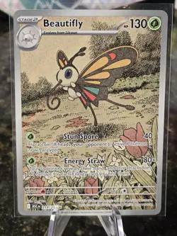 Beautifly 219/217- Ascended Heroes - Pokemon TCG - Illustration Rare - Near Mint - Image 1