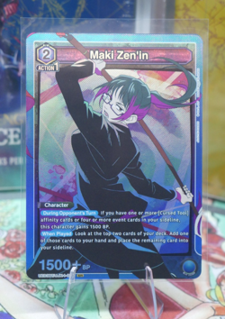 Union Arena TCG - Jujutsu Kaisen UE03BT SR Maki Zen'in #JJK-1-050 - Image 1