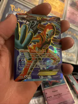 Deoxys EX 111/116 Team Plasma Full Art Rare Pokemon Card HP - Image 2