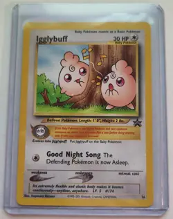 Pokemon Card - Igglybuff - Black Star Promo #36 WotC - Mint - Image 1