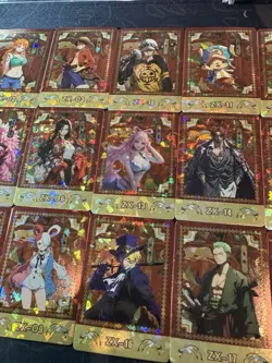 One Piece Collectible Foiled Character Anime 18 Waifu Cards CCG Limited - Image 4