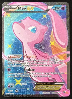 Mew EX RC24/RC25 Holo Legendary Treasures Radiant Collection Pokemon Card Mint - Image 2