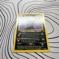 Pokemon TCG Houndoom Neo Discovery Card 23/75 Unlimited Non Holo Vintage Card - Image 2